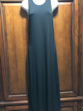 Banana Republic NWT Black Twist T-Back Maxi Dress S